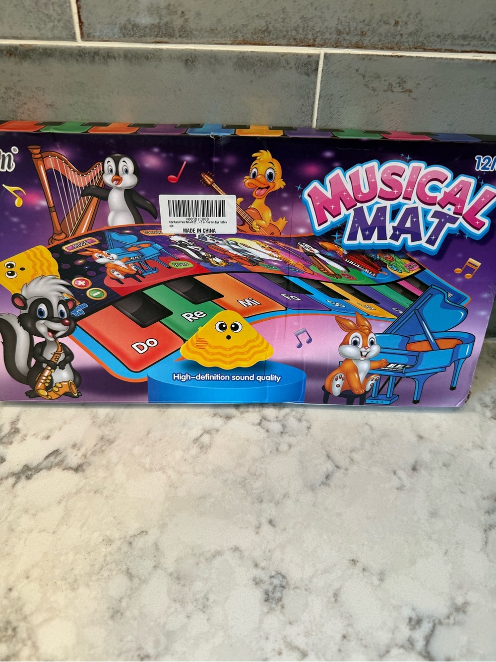 Musical Mat Kids Piano Play Mat - Purple